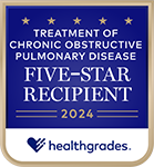 Healthgrades 5 Star Recipient - Treatment of Chronic Obstructive Pulmonary Disease
